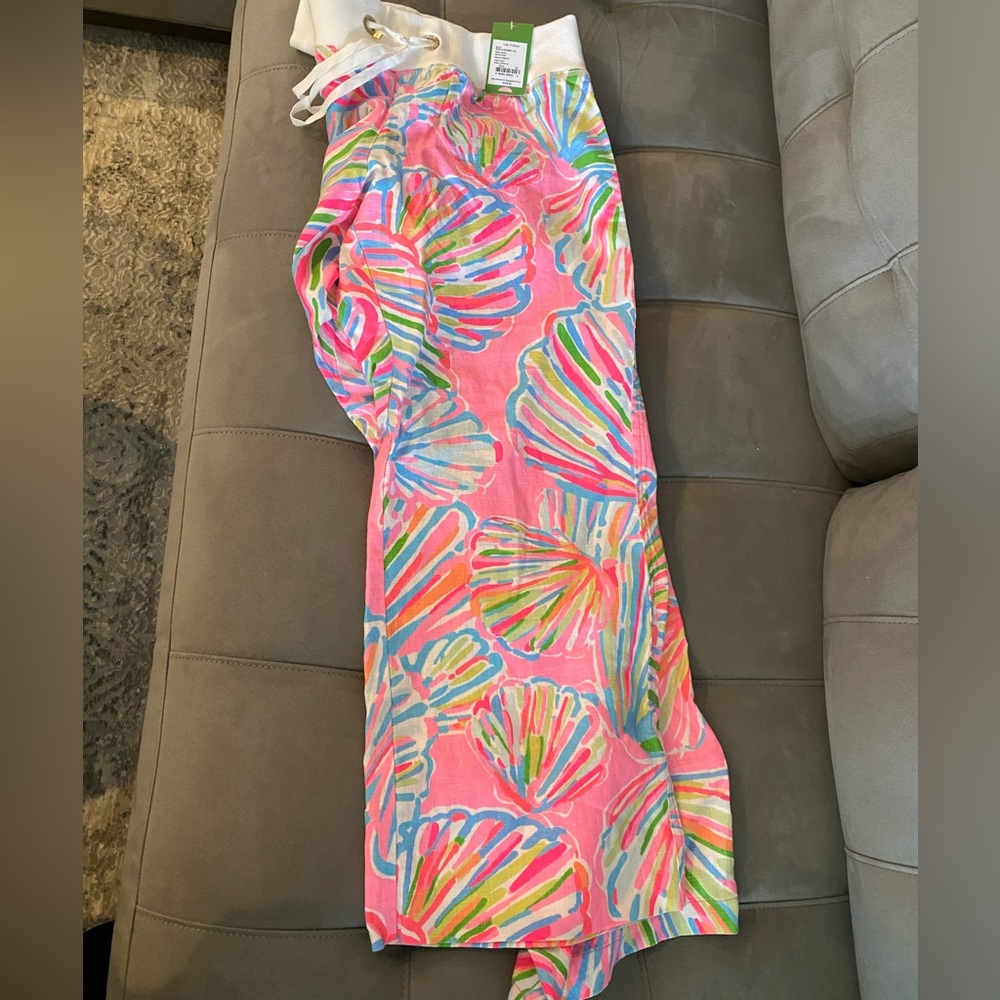 NWT lilly pulitzer XL beach pants